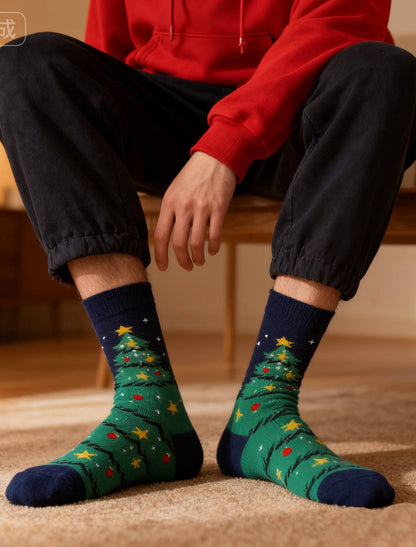 Christmas Tree Party Socks