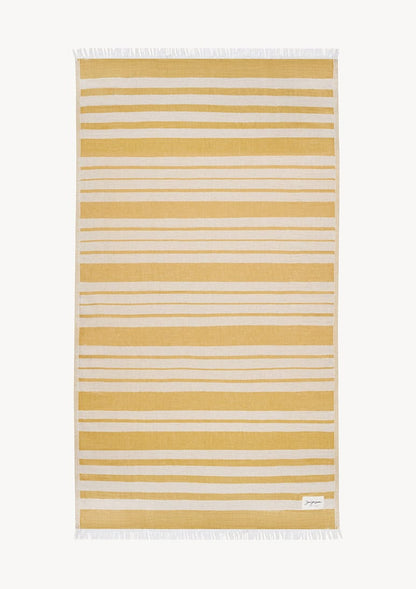 Baia Linen Towel – Mustard