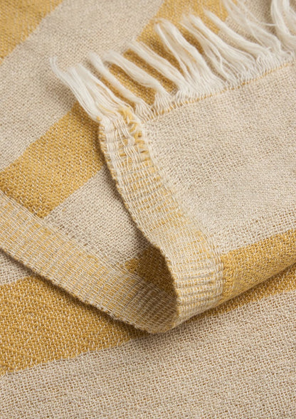 Baia Linen Towel – Mustard
