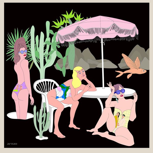 AENAO Silk Scarf | Beach