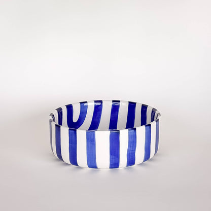 Bowl Stripes - sea blue