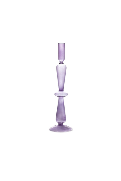 Lilac Γυάλινο Κηροπήγιο
