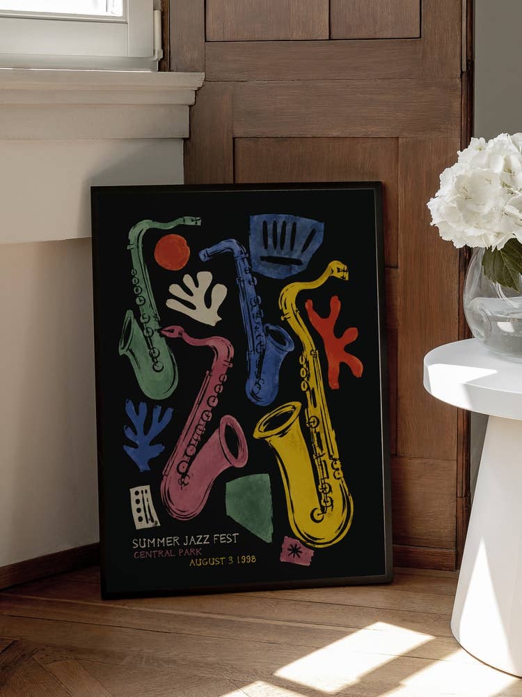Four Saxophones Art Print