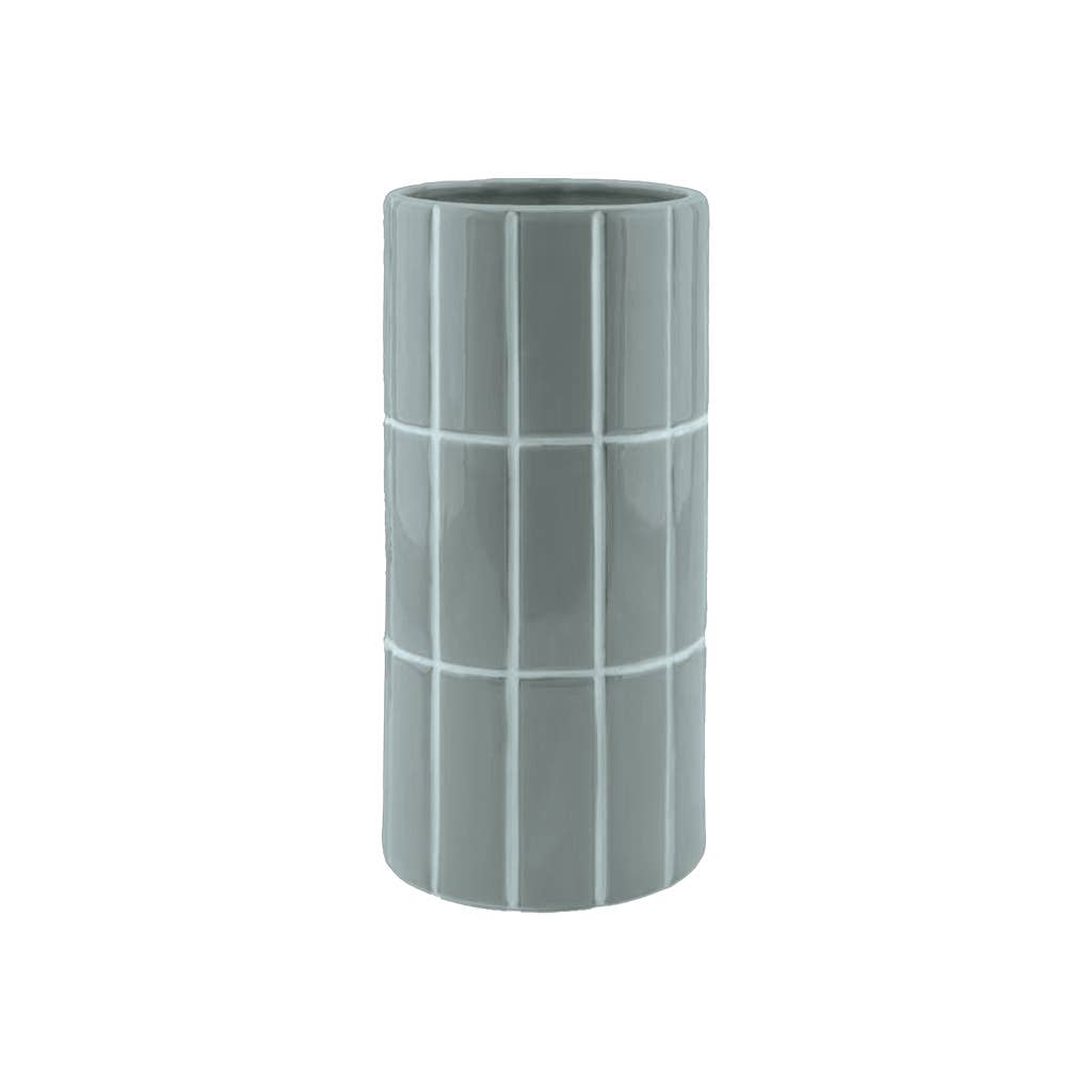 Blue Tile Vase