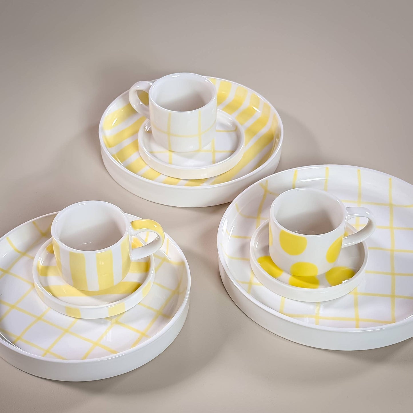 Becher Stripes - beach yellow