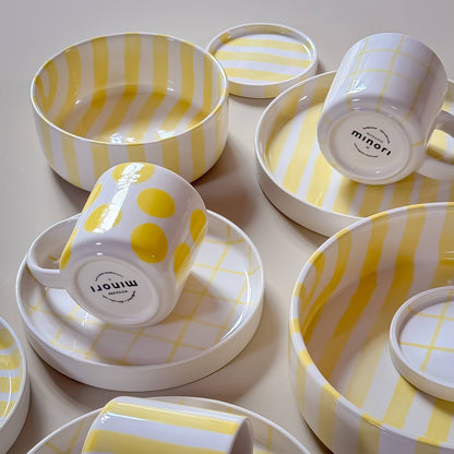 Becher Stripes - beach yellow