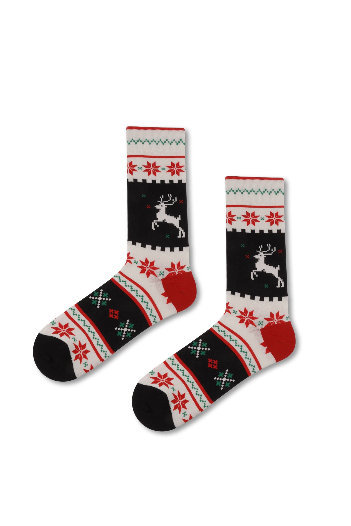 Classic Christmas Reindeer Socks 🦌❄️🎄