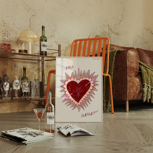 Mi Amor Art Print | A5 Size