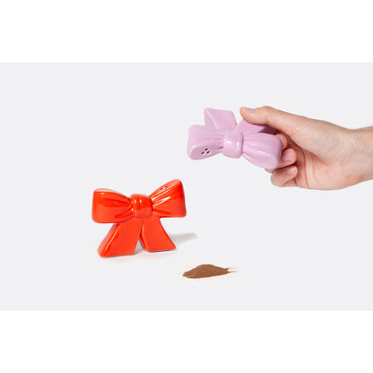 Bow Collection Salt & Pepper - Pink, Red