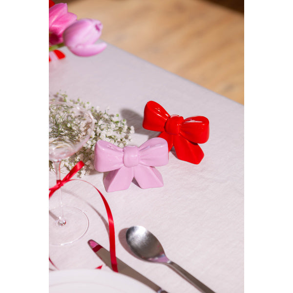 Bow Collection Salt & Pepper - Pink, Red