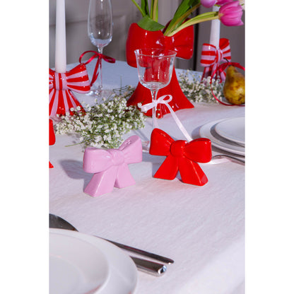 Bow Collection Salt & Pepper - Pink, Red
