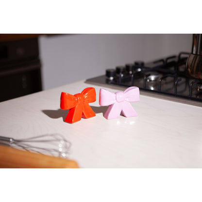 Bow Collection Salt & Pepper - Pink, Red