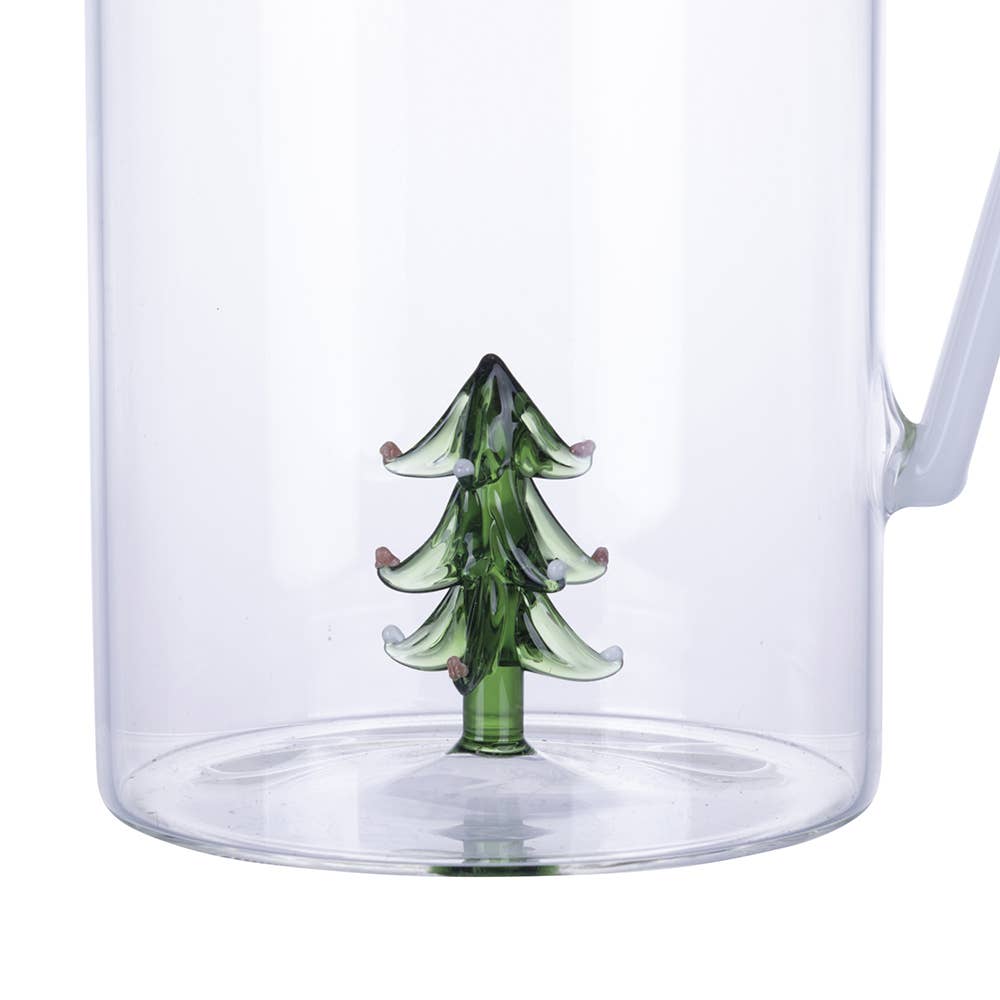 XMAS BOROSILICATE JUG 3D TREE 1.2L
