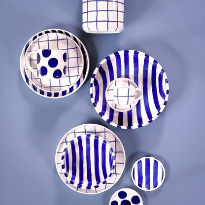 Bowl Stripes - sea blue