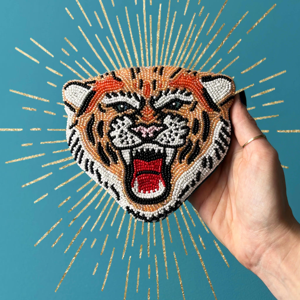 Inked Tiger Coin Purse