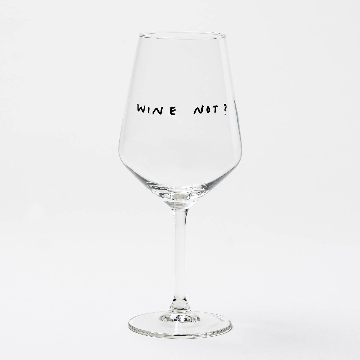 "Wine Not" Wine Glass by Johanna Schwarzer × selekkt