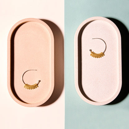 Drop and Petals / Rhodoclea Earrings