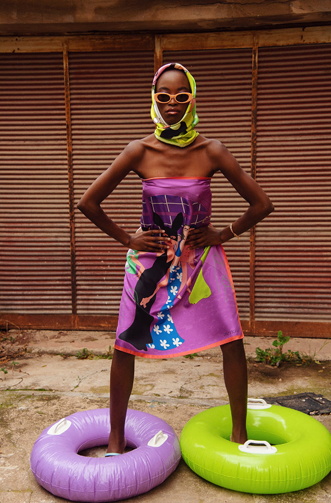 AENAO Silk Scarf | Prive Party
