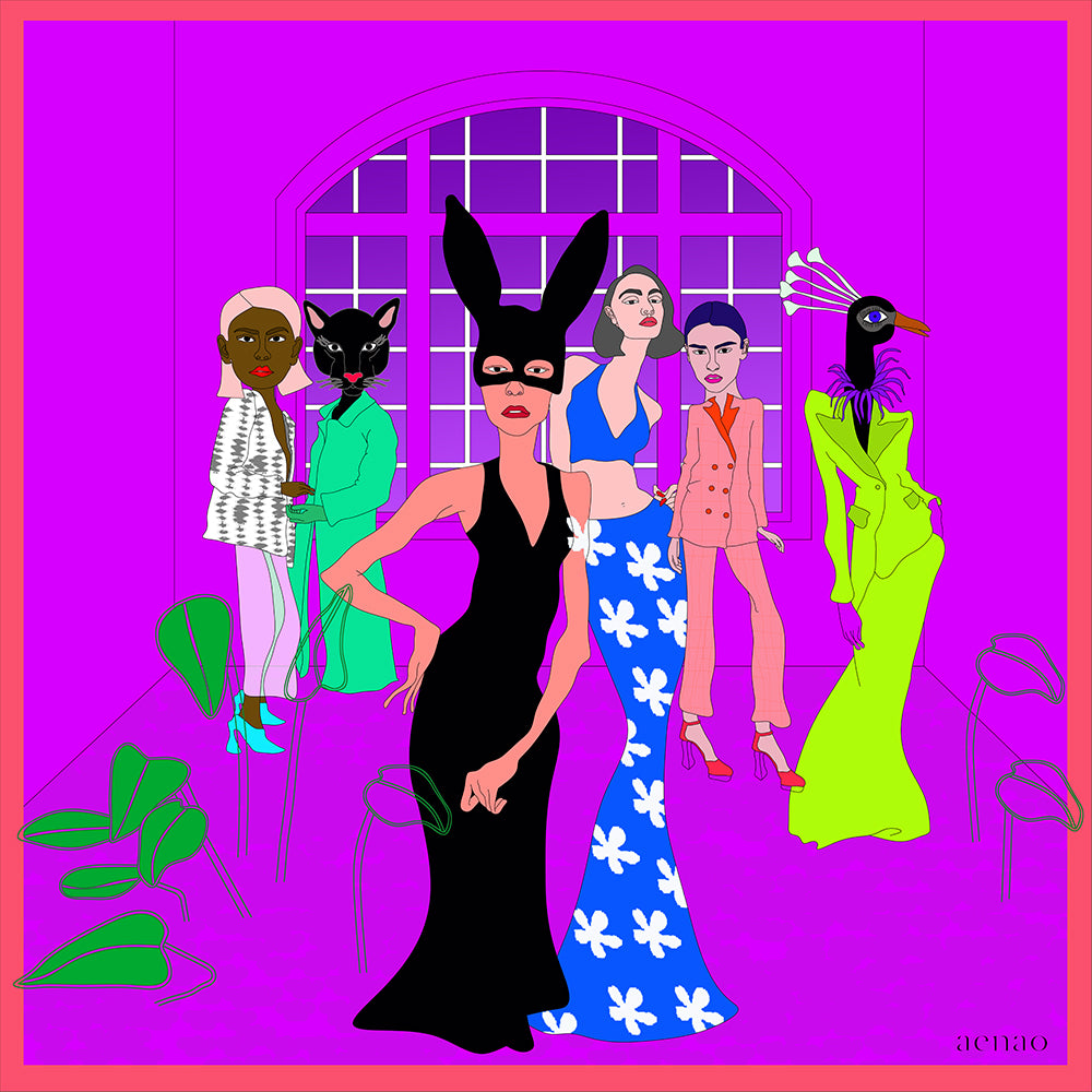 AENAO Silk Scarf | Prive Party