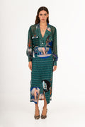 Urban seabed Wrap Skirt